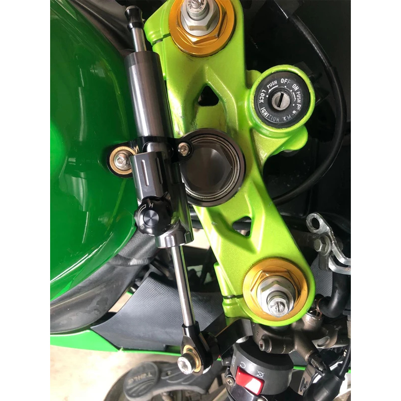 オートバイステアリングダンパー取り付けブラケット,スタビライ - Steering Damper Stabilizer Kit Cnc のレビューと価格