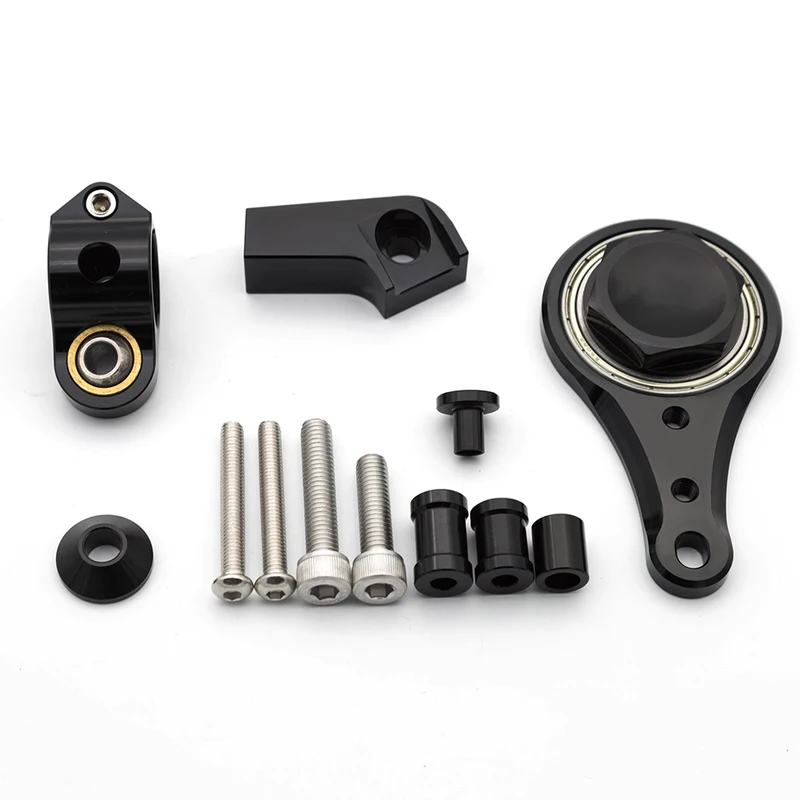 オートバイステアリングダンパー取り付けブラケット,スタビライ - Steering Damper Stabilizer Kit Cnc のレビューと価格