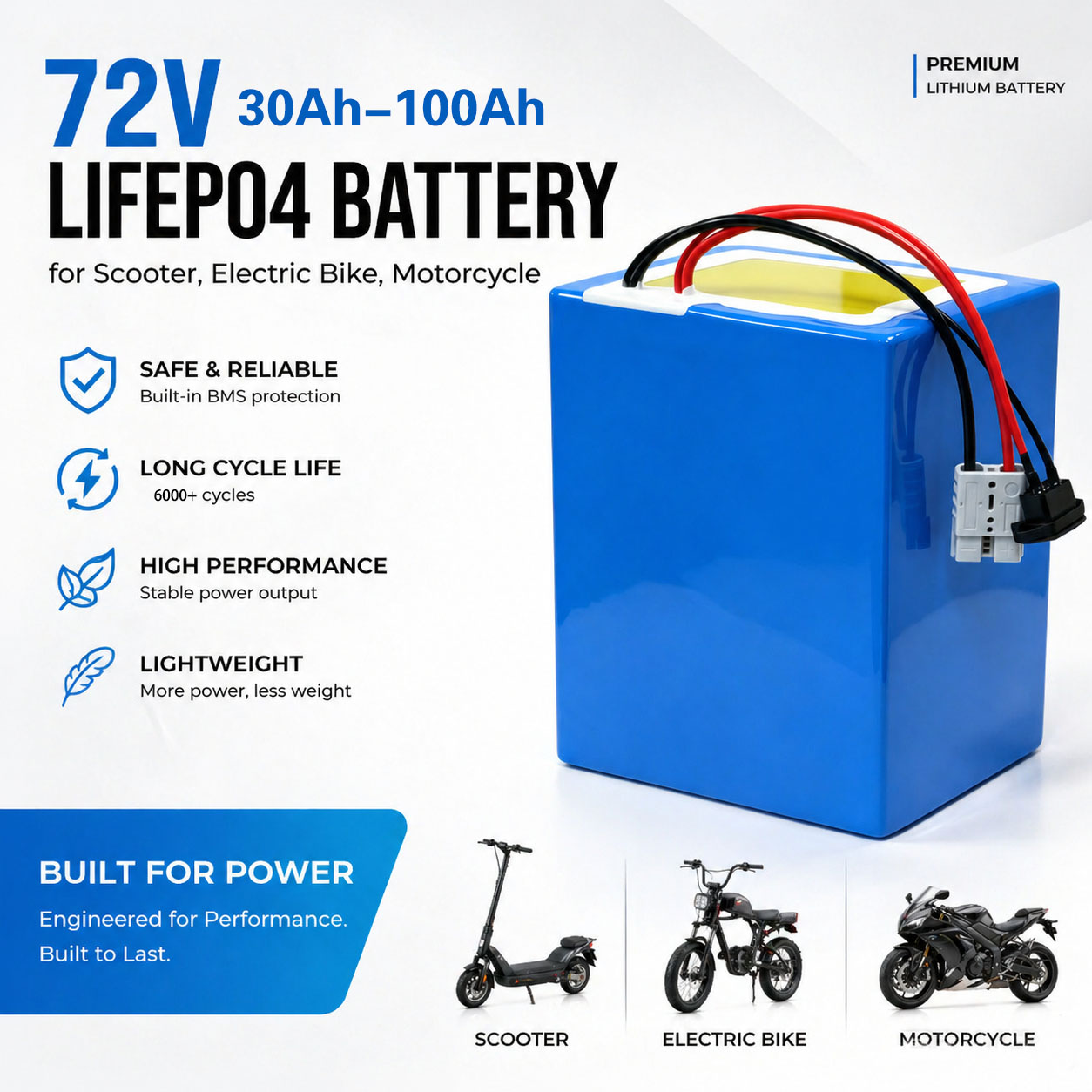 リチウム LiFePO4 72V 50Ah 60Ah 40A - 72V 30Ah Lifepo4 Battery Pack のレビューと価格