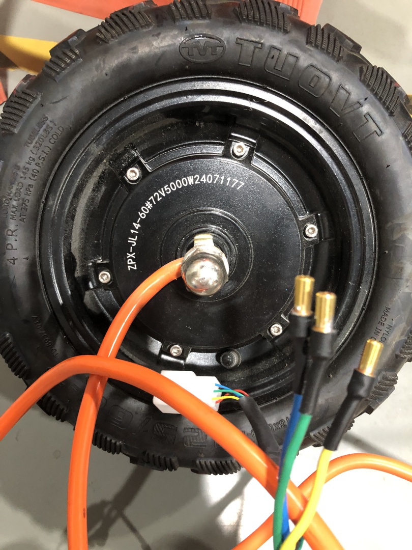 4000W、5000W、7500W、60mm、オレンジ色のワ - 60V 5000W Brushless Hub Motor のレビューと価格